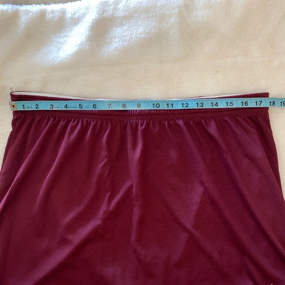 Nike Mini Sport Skirt (Burgundy) - Picture 8 of 10